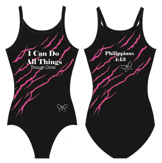 I Can Do All Things Through Christ    GYMNASTICS LEOTARD