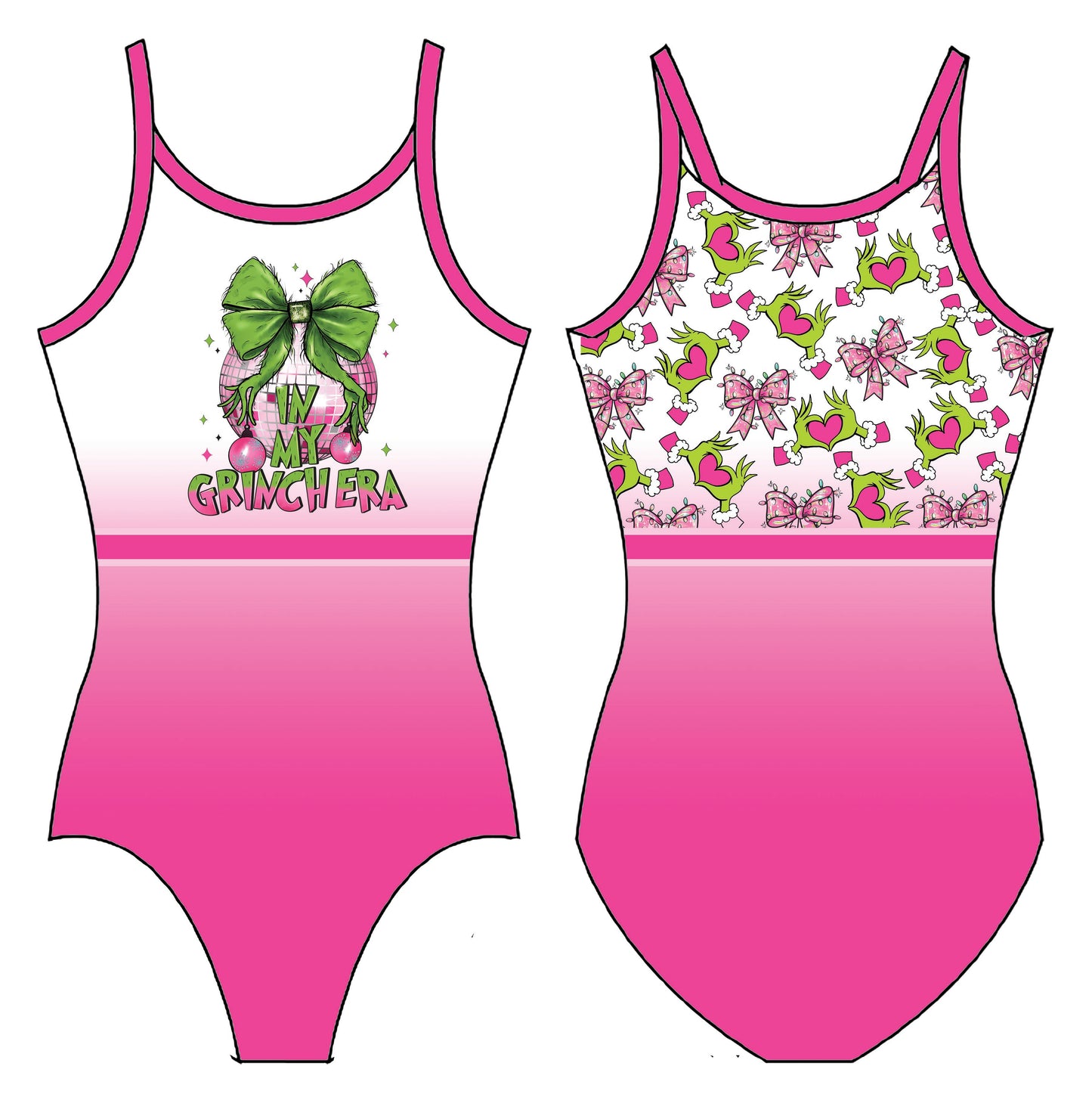 IN MY GRINCH ERA GYMNASTICS LEOTARD