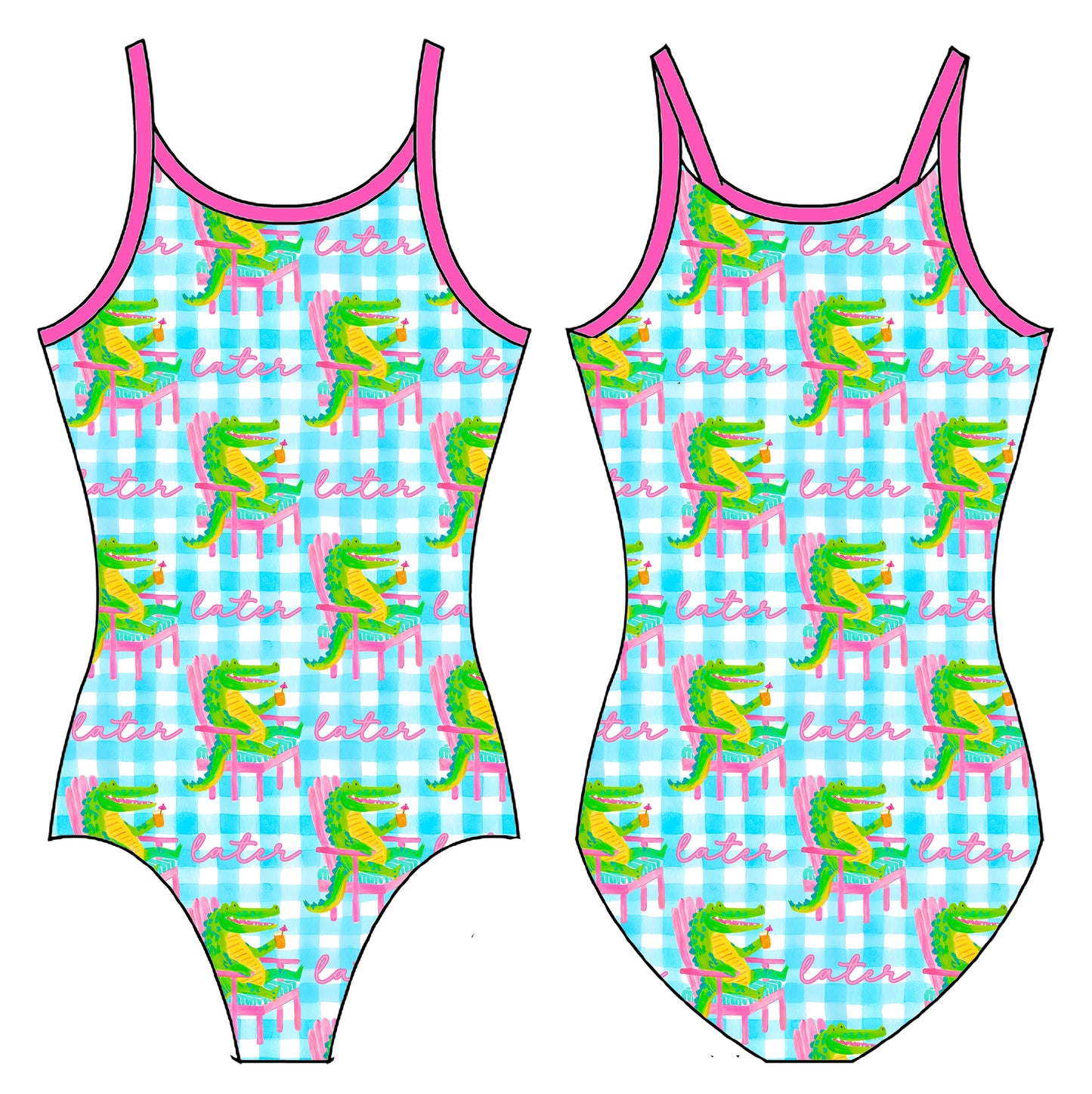 LATER GATOR GYMNASTICS LEOTARD