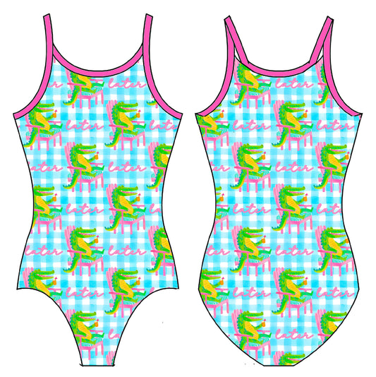 LATER GATOR GYMNASTICS LEOTARD