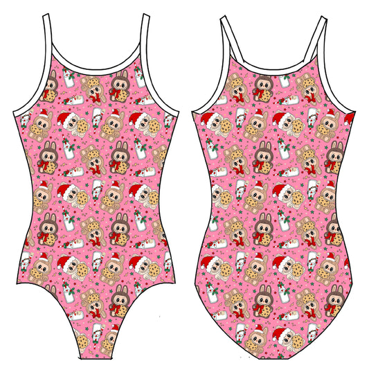 LABUBU CHRISTMAS GYMNASTICS LEOTARD