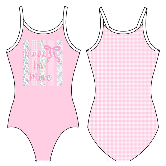 MADE FOR MORE GYMNASTICS LEOTARD