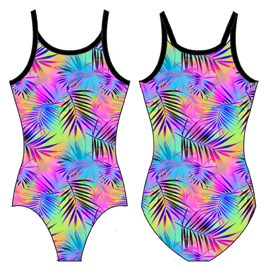 NEON TROPICS GYMNASTICS LEOTARD