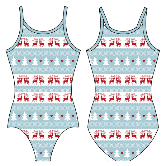 NORDICC SWEATER GYMNASTICS LEOTARD