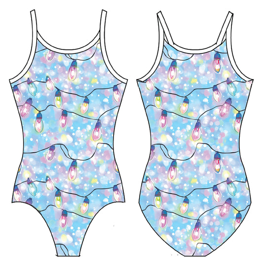 NIGHT OF LIGHTS GYMNASTICS LEOTARD
