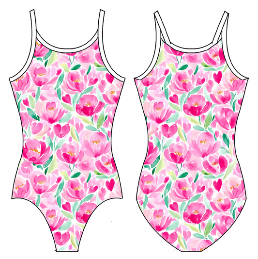 PEONIES GYMNASTICS LEOTARD
