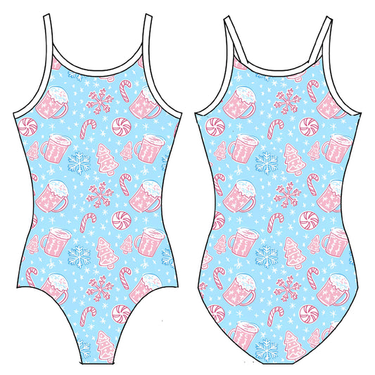 PEPPERMINT COCOA GYMNASTICS LEOTARD