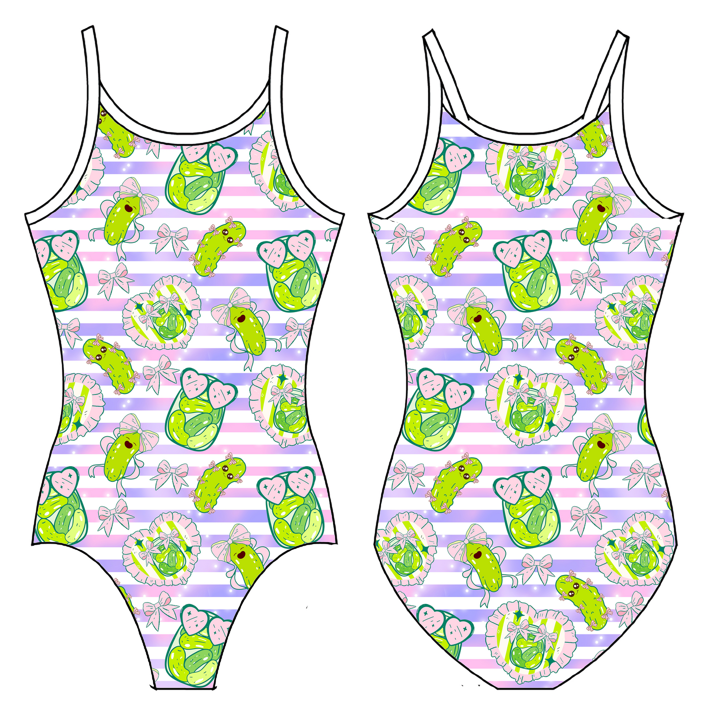 PRETTY PICKLES GYMNASTICS LEOTARD