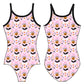 PUMPKINS BATS AND BOWS GYMNASTICS LEOTARD
