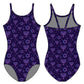 PURPLE HANUKKAH GYMNASTICS LEOTARD
