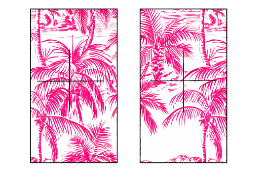 PINK PALM TREES BOSS BANDS