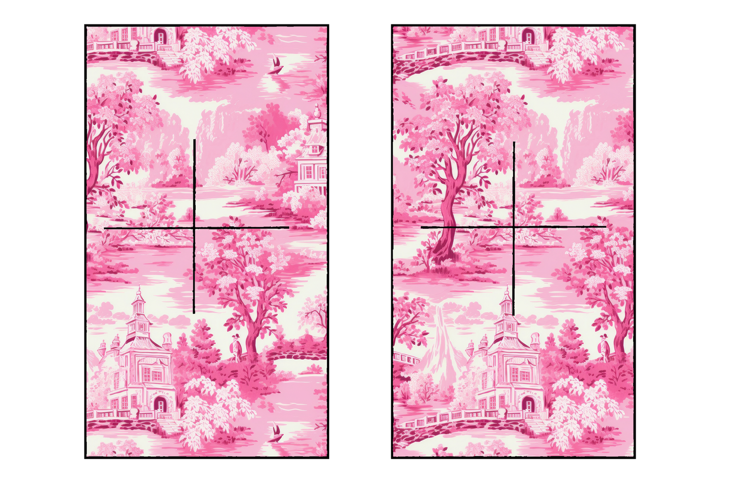 PINK TOILE BOSS BANDS