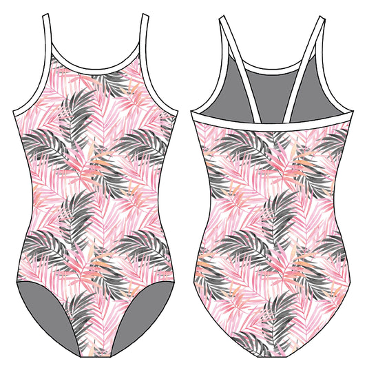 PINK PALMS GYMNASTICS LEOTARD