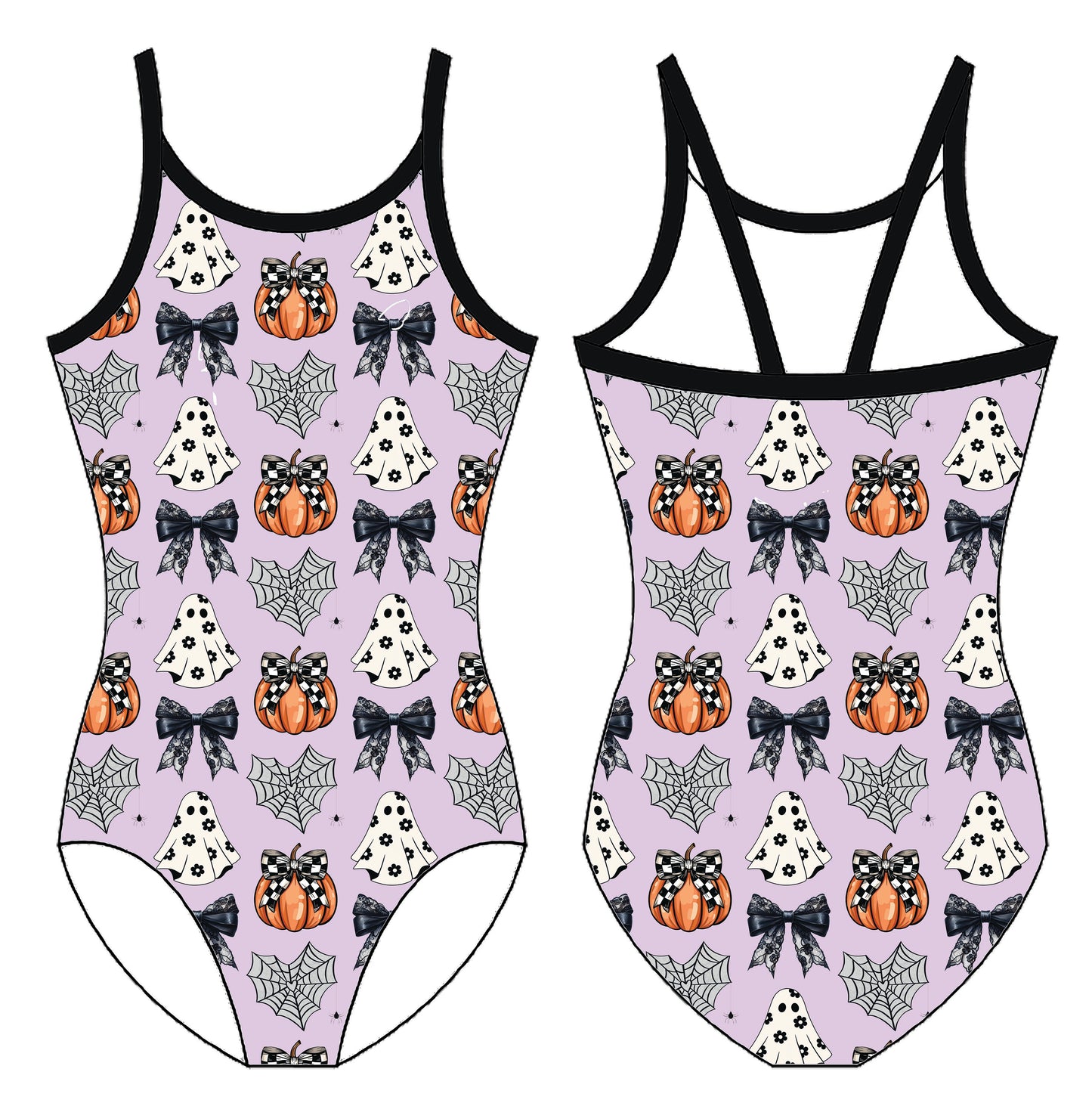 PRETTY GHOUL GYMNASTICS LEOTARD