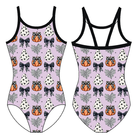 PRETTY GHOUL GYMNASTICS LEOTARD