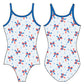 RWB BOWS GYMNASTICS LEOTARD