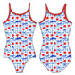 SUMMER CHERRIES GYMNASTICS LEOTARD