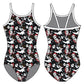 SANTA SKULLY GYMNASTICS LEOTARD