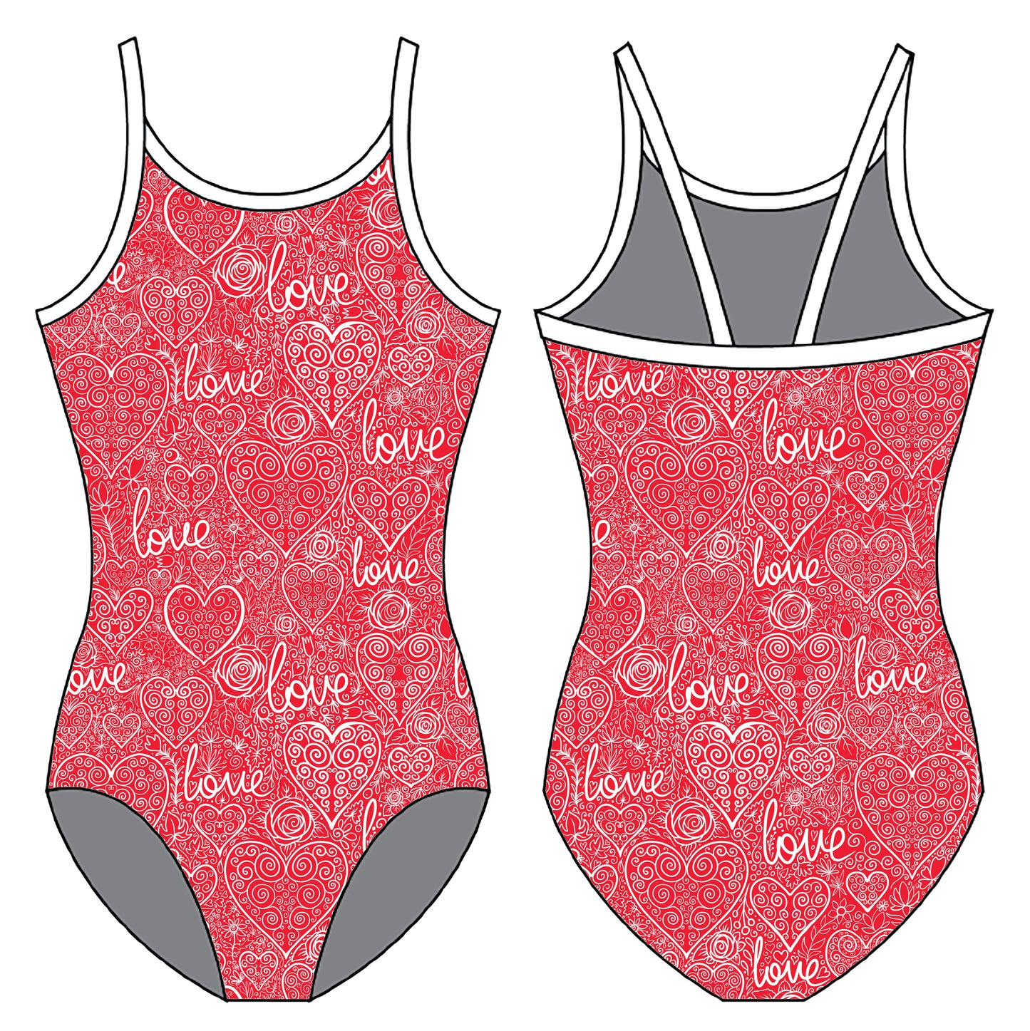 SELF LOVE GYMNASTICS LEOTARD