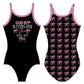 SHE WILL NOT FALL BOWS GYMNASTICS LEOTARD