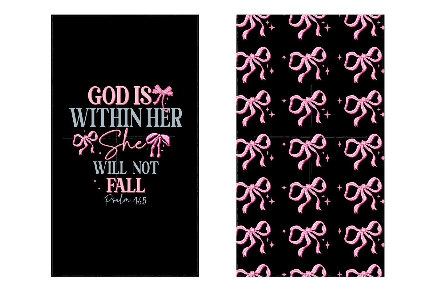 SHE WILL NOT FALL BOWS BOSS BANDS