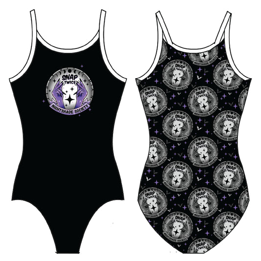 SNAP TWICE NIGHTSHADE GYMNASTICS LEOTARD
