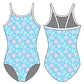 SNOWFLAKES GYMNASTICS LEOTARD