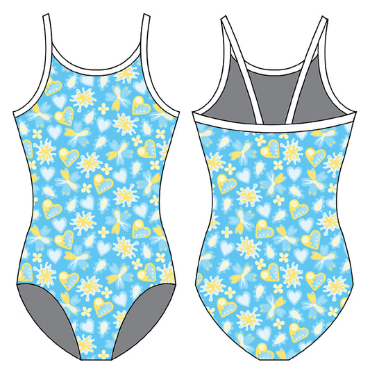 SPRING LOVE GYMNASTICS LEOTARD