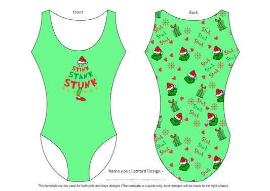 STINK STANK STUNK GYMNASTICS LEOTARD