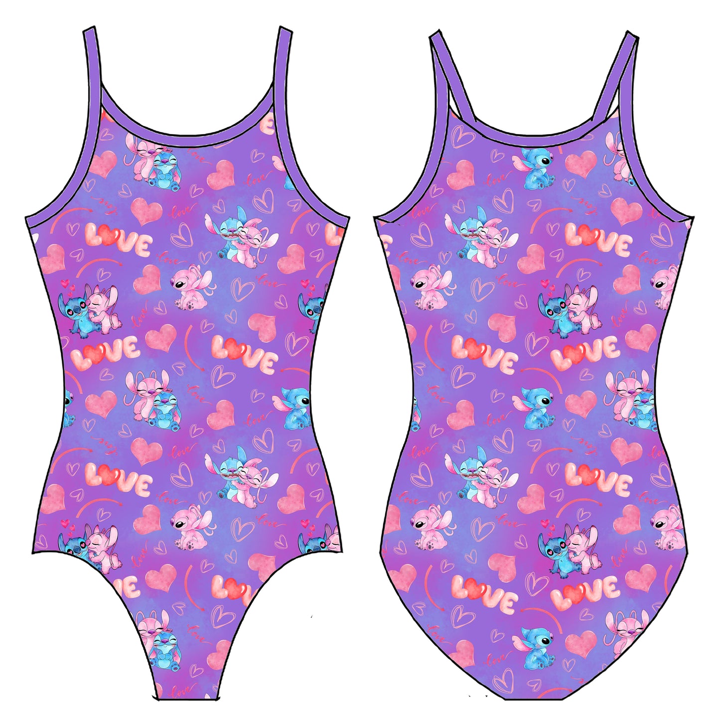 STITCH LOVE GYMNASTICS LEOTARD