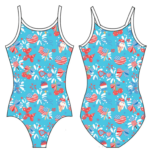SUMMER FESTIVAL GYMNASTICS LEOTARD