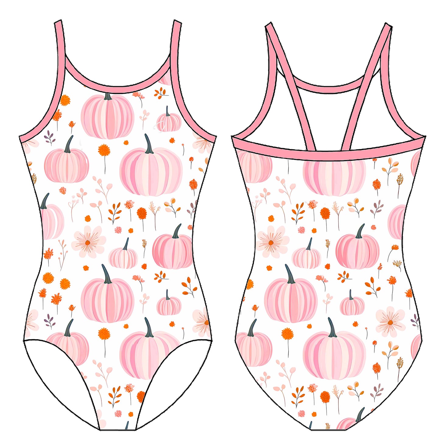 SWEET FALL FIELDS GYMNASTICS LEOTARD