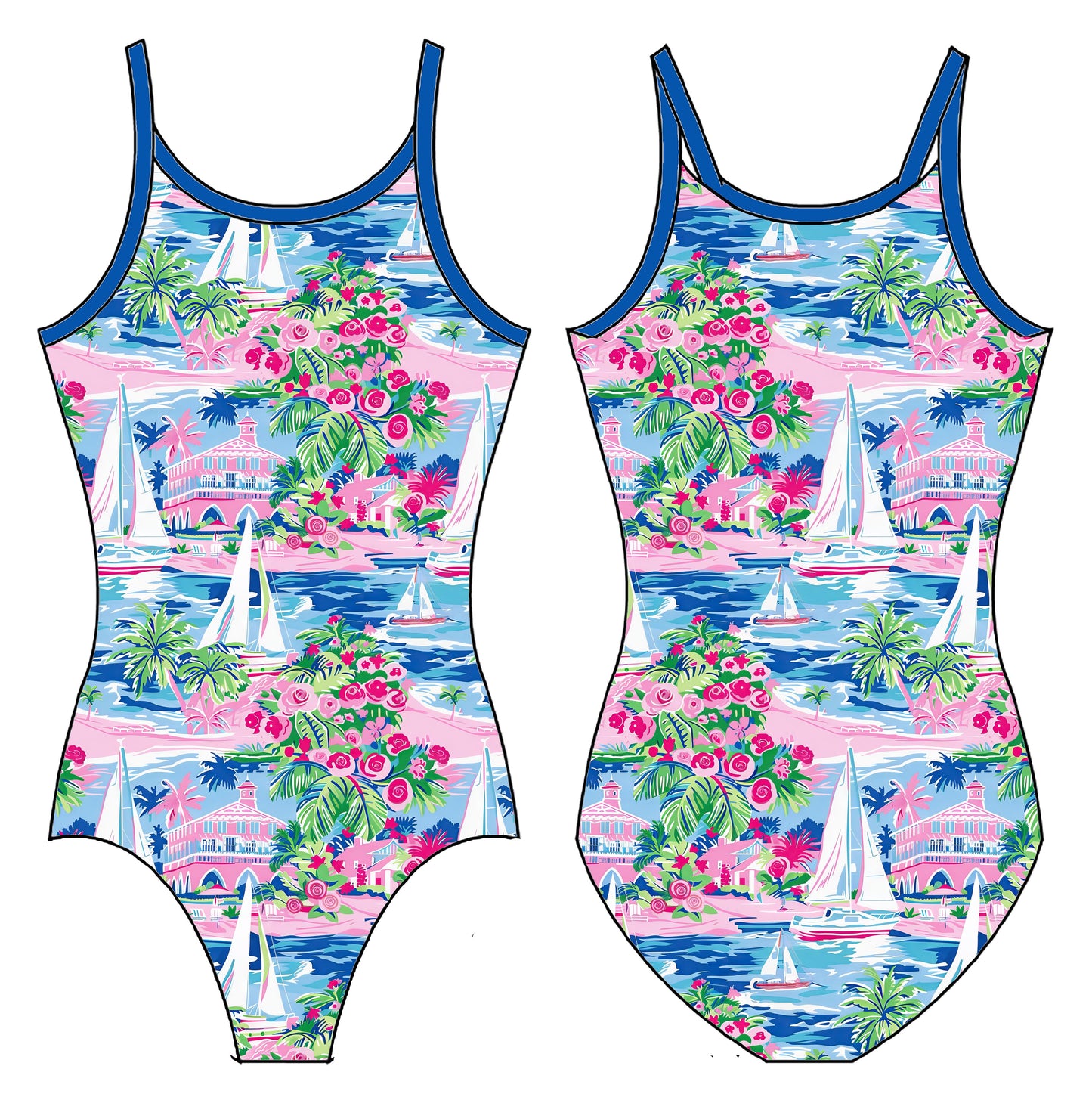 THE BAHAMAS GYMNASTICS LEOTARD