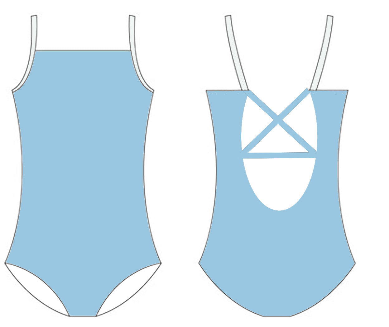 SPRING BUNNIES GYMNASTICS LEOTARD