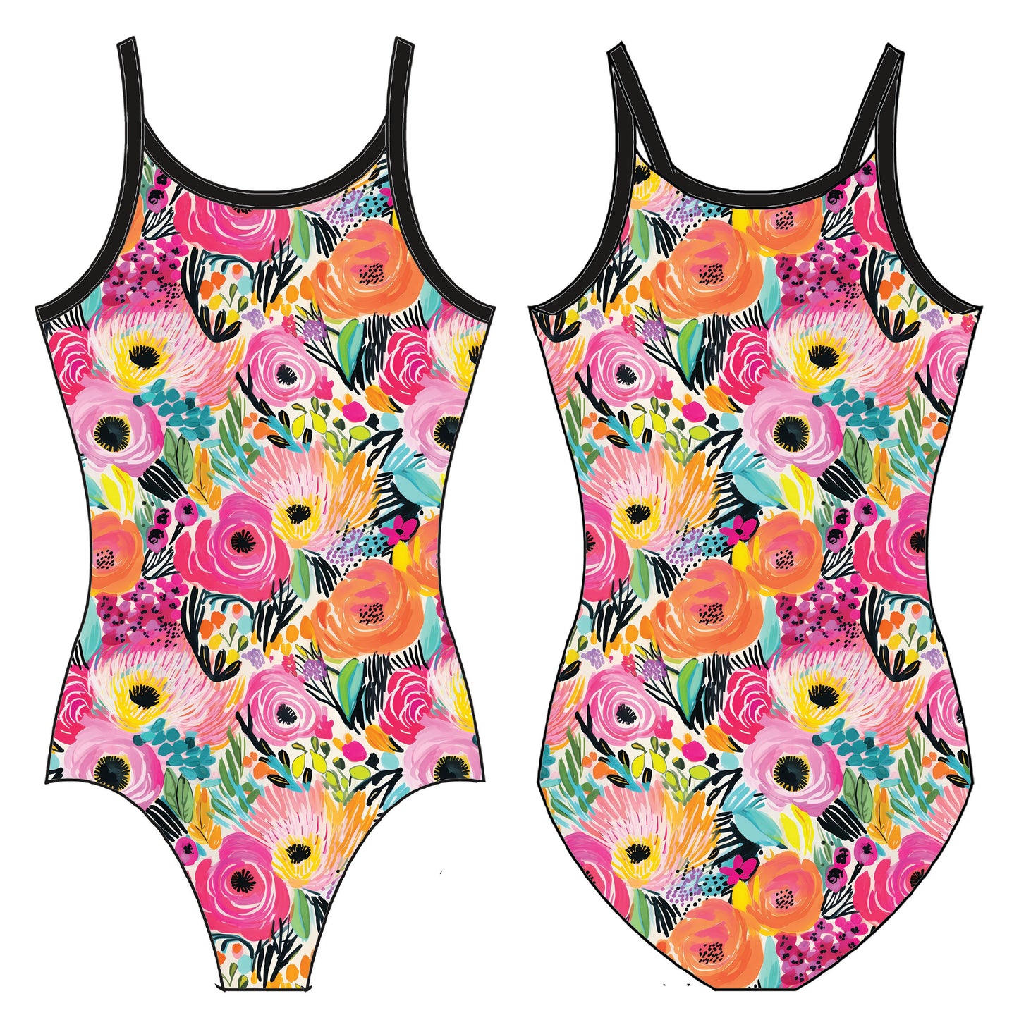 VIBRANT GYMNASTICS LEOTARD
