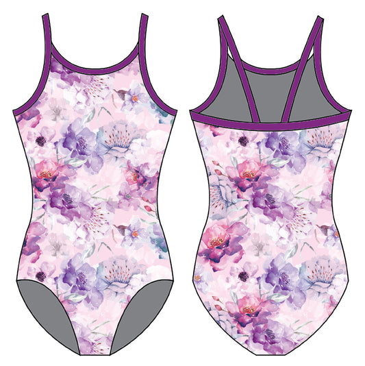 VIOLET GYMNASTICS LEOTARD