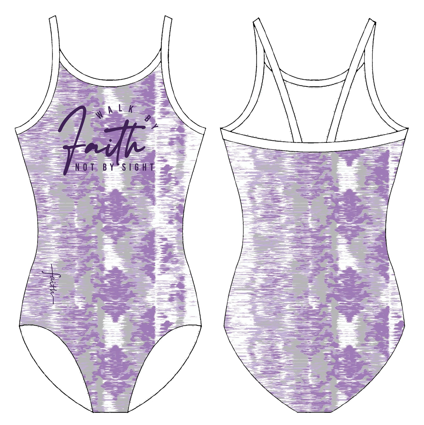 WALK BY FAITH GYMNASTICS LEOTARD