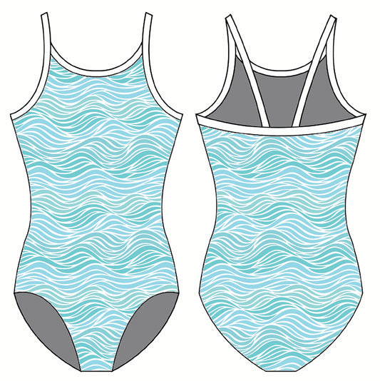 WAVES GYMNASTICS LEOTARD