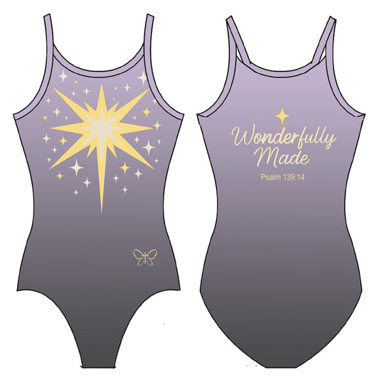 WONDERFULLY MADE GYMNASTICS LEOTARD
