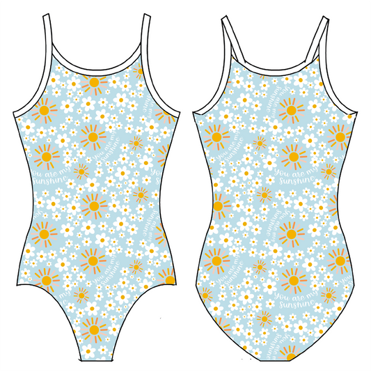 YOU ARE MY SUNSHINE GYMNASTICS LEOTARD