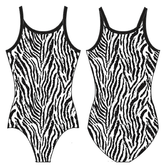 ZEBRA GYMNASTICS LEOTARD