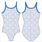 AMERICANA PLAID GYMNASTICS LEOTARD - GYMNASTICS LEOTARDS