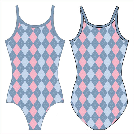 ARGYLE GYMNASTICS LEOTARD - GYMNASTICS LEOTARDS