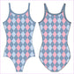 ARGYLE GYMNASTICS LEOTARD - GYMNASTICS LEOTARDS