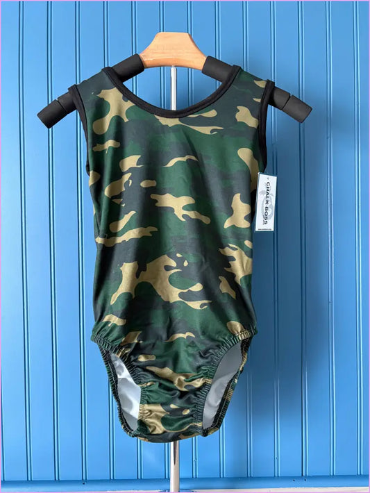 AS Tank Camo Gymnastics leotard