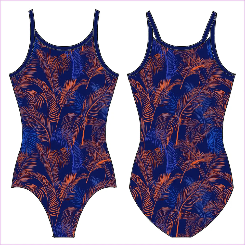 AUBIE JUNGLE GYMNASTICS LEOTARD - GYMNASTICS LEOTARDS