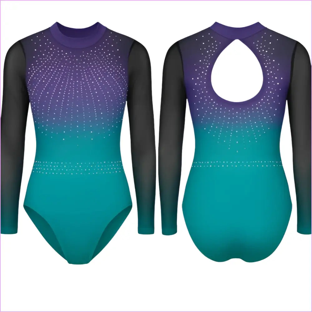 AURORA GYMNASTICS COMPETITION LEOTARD - GYMNASTICS LEOTARDS