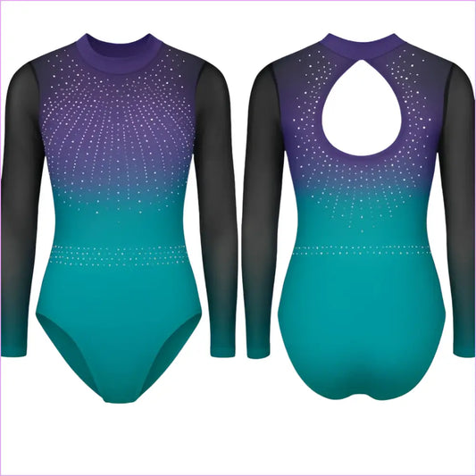 AURORA GYMNASTICS COMPETITION LEOTARD - GYMNASTICS LEOTARDS