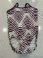 AXS Geo Criss Cross thin strap Gymnastics Leotard