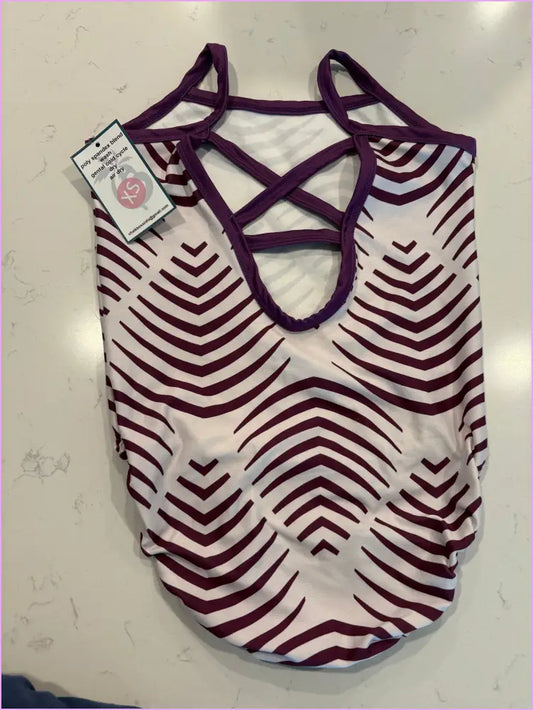 AXS Geo Criss Cross thin strap Gymnastics Leotard